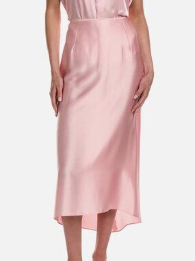 Vince Pink Satin Slip Skirt NWT - Size 2